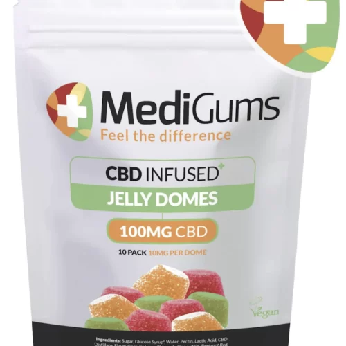 FREE Medigums Jelly Domes 100mg CBD (RRP £11.99) – Minimum Spend £10