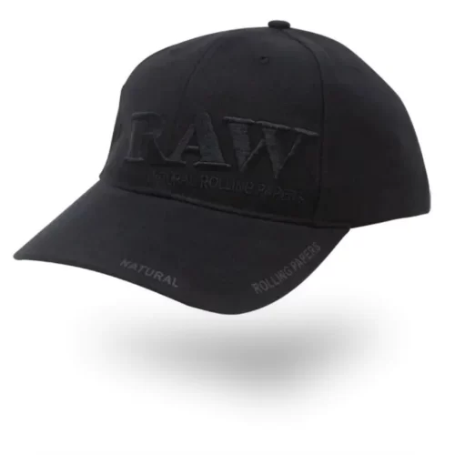 RAW Black on Black Flex-Fit Cap