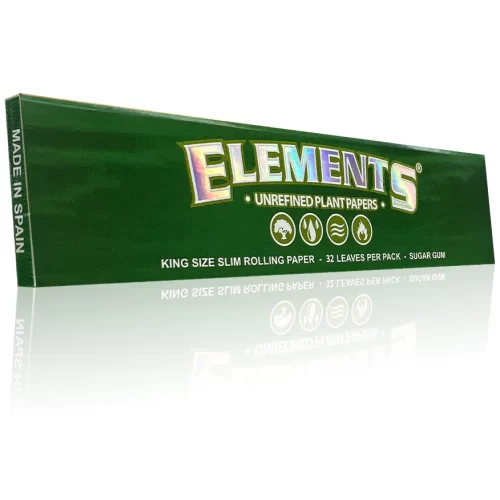 Elements Green Kingsize Slim Rolling Papers
