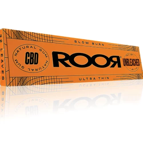 ROOR CBD Unbleached Kingsize Rolling Papers