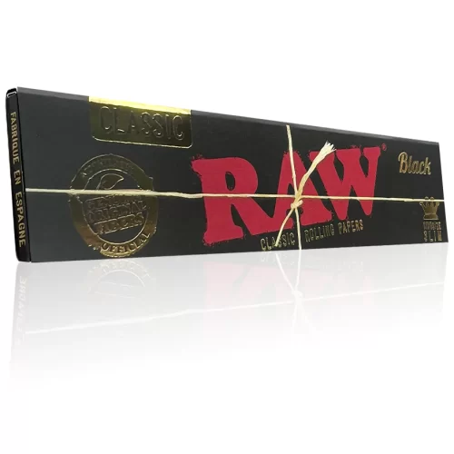 RAW Black Classic Kingsize Slim Rolling Papers