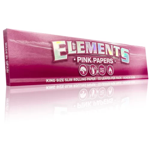 Elements Pink Kingsize Slim Papers