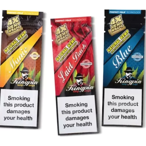 Kingpin Hemp Blunt Wraps 4 pack