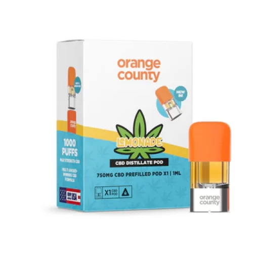 Orange County CBD Distillate Replacement POD 1ml 750mg