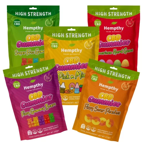 Hempthy CBD Gummies 1000mg
