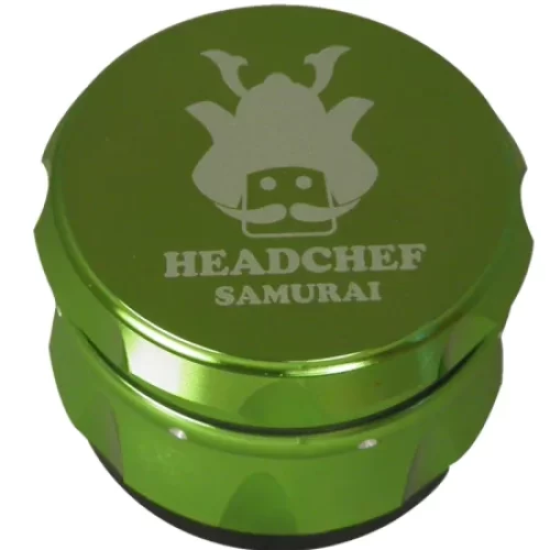 Head Chef Samurai 55mm 4 Piece Grinder Green