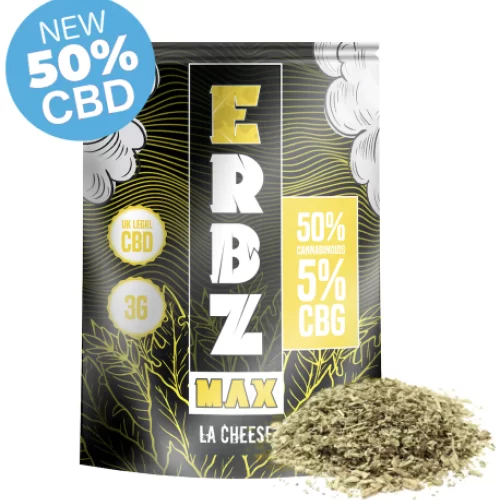 ERBZ – LA Cheese MAX – 50% CBD & CBG