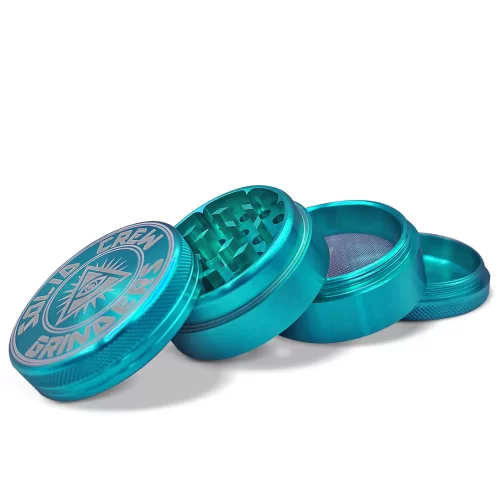 Solid Crew 4-Part Metal Grinder Electric Blue