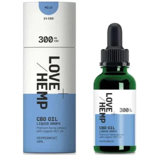 LOVE HEMP CBD Oil Peppermint Drops