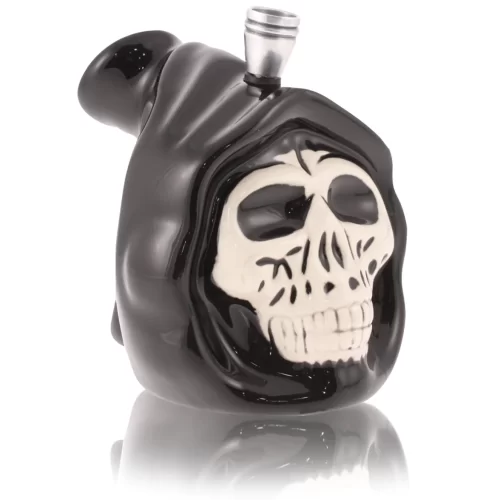 Ceramic Deaths Head Water Pipe