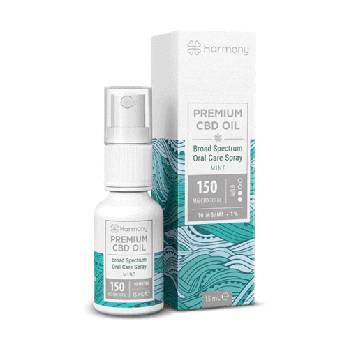 Harmony Premium CBD Oil Broad Spectrum Oral Care Spray 15ml
