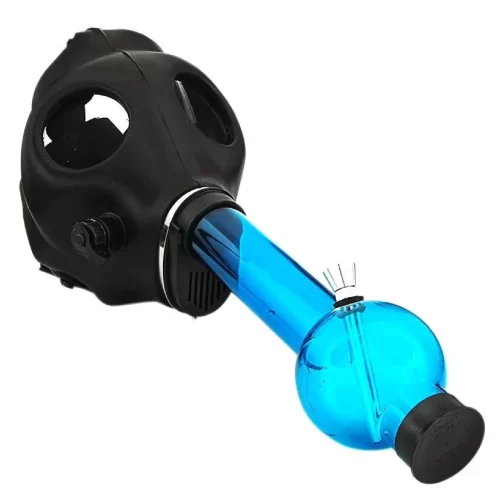 Gas mask bong 34cm x 3.5cm