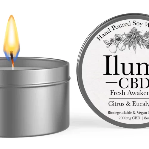 Ilumi Hand Poured Soy Wax XL CBD Candle