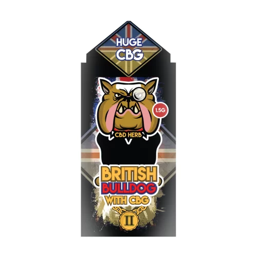 New British Bulldog 2 – 1.5G – 3G 50% CBD / CBG