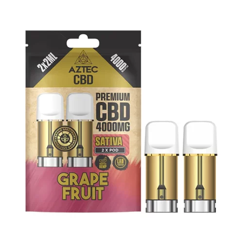 Aztec CBD Pod Refill 4000MG 2x2ml 4000 Puffs