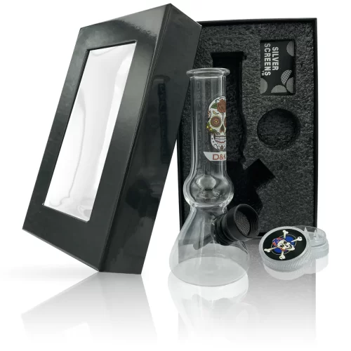 12cm Glass Beaker, Grinder & Gauze