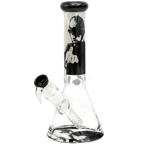 Banksy Graffiti Glass Bong 32cm